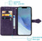 iMoshion Hoesje Geschikt voor iPhone 14 Hoesje Met Pasjeshouder - iMoshion Mandala Bookcase - Paars