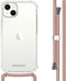 imoshion Hoesje Geschikt voor iPhone 14 Plus Hoesje Met Koord - imoshion Backcover met koord - Transparant