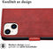 iMoshion Hoesje Geschikt voor iPhone 14 Plus Hoesje Met Pasjeshouder - iMoshion Luxe Bookcase - Rood