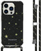iMoshion Hoesje Geschikt voor iPhone 14 Pro Hoesje Met Koord - iMoshion Design Hoesje met Koord - Goud / Stars Gold