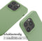 iMoshion Hoesje Geschikt voor iPhone 14 Pro Hoesje Met Koord - iMoshion Siliconen hoesje met koord - Groen