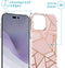 iMoshion Hoesje Geschikt voor iPhone 14 Pro Max Hoesje Met Koord - iMoshion Design Hoesje met Koord - Roze / Pink Graphic