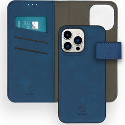 iMoshion Hoesje Geschikt voor iPhone 14 Pro Max Hoesje Met Pasjeshouder - iMoshion Uitneembare 2-in-1 Luxe Bookcase - Blauw