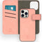 iMoshion Hoesje Geschikt voor iPhone 14 Pro Max Hoesje Met Pasjeshouder - iMoshion Uitneembare 2-in-1 Luxe Bookcase - Roze