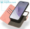 iMoshion Hoesje Geschikt voor iPhone 14 Pro Max Hoesje Met Pasjeshouder - iMoshion Uitneembare 2-in-1 Luxe Bookcase - Roze