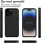 iMoshion Hoesje Geschikt voor iPhone 14 Pro Max Hoesje - Ruimte voor 2 pasjes - iMoshion Backcover met pasjeshouder - Zwart