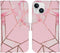 iMoshion Hoesje Geschikt voor iPhone 15 Hoesje - iMoshion Design Softcase Bookcase - Roze / Pink Graphic