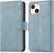 iMoshion Hoesje Geschikt voor iPhone 15 Hoesje Met Pasjeshouder - iMoshion Luxe Bookcase - Lichtblauw
