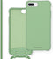 iMoshion Hoesje Geschikt voor iPhone 8 Plus / 7 Plus / 6 Plus / 6s Plus Hoesje Met Koord - iMoshion Color Backcover met afneembaar koord - Groen
