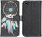 iMoshion Hoesje Geschikt voor iPhone SE (2022) / SE (2020) / 8 / 7 Hoesje Met Pasjeshouder - iMoshion Design Softcase Bookcase - Zwart / Meerkleurig / Dreamcatcher