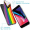 imoshion Hoesje Geschikt voor iPhone SE (2022) / SE (2020) / 8 / 7 Hoesje Siliconen - imoshion Design hoesje - Meerkleurig / Rainbow Flag