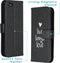 iMoshion Hoesje Geschikt voor iPhone SE (2022) / SE (2020) / 8 / 7 Hoesje Met Pasjeshouder - iMoshion Design Softcase Bookcase - Wit / Zwart / Live Laugh Love