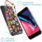 iMoshion Hoesje Geschikt voor iPhone SE (2022) / SE (2020) / 8 / 7 Hoesje Siliconen - iMoshion Design hoesje - Meerkleurig / Allover Fastfood