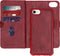 iMoshion Hoesje Geschikt voor iPhone SE (2022) / SE (2020) / 8 / 7 / 6s / 6 Hoesje Met Pasjeshouder - iMoshion 2-in-1 Wallet Bookcase - Rood