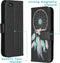 iMoshion Hoesje Geschikt voor iPhone SE (2022) / SE (2020) / 8 / 7 Hoesje Met Pasjeshouder - iMoshion Design Softcase Bookcase - Zwart / Meerkleurig / Dreamcatcher