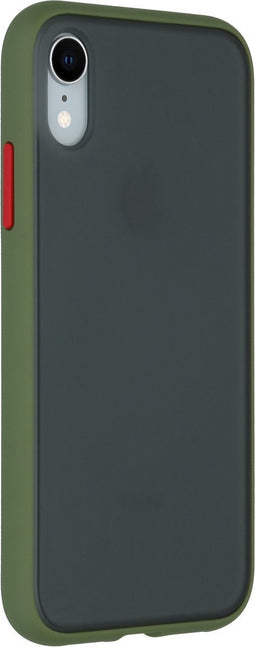 iMoshion Hoesje Geschikt voor iPhone Xr Hoesje - iMoshion Frosted Backcover - Groen