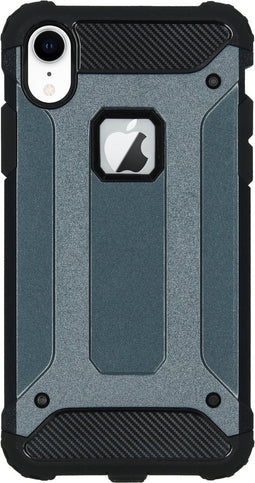 iMoshion Hoesje Geschikt voor iPhone Xr Hoesje - iMoshion Rugged Xtreme Backcover - Donkerblauw