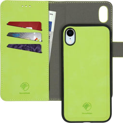 iMoshion Hoesje Geschikt voor iPhone Xr Hoesje Met Pasjeshouder - iMoshion Uitneembare 2-in-1 Luxe Bookcase - Groen