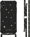iMoshion Hoesje Geschikt voor iPhone Xs / X Hoesje Met Koord - iMoshion Design Hoesje met Koord - Goud / Zwart / Stars Gold