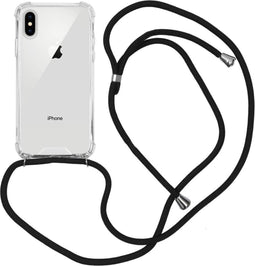 iMoshion Hoesje Geschikt voor iPhone Xs / X Hoesje Met Koord - iMoshion Backcover met koord - Transparant