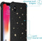iMoshion Hoesje Geschikt voor iPhone Xs / X Hoesje Met Koord - iMoshion Design Hoesje met Koord - Goud / Zwart / Stars Gold
