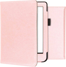 iMoshion Hoesje geschikt voor Kobo Clara 2E E-reader - iMoshion Vegan Leather Bookcase - Ook geschikt voor Tolino Shine 4 - Rosé Goud