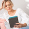 iMoshion Hoesje geschikt voor Kobo Clara 2E E-reader - iMoshion Vegan Leather Bookcase - Ook geschikt voor Tolino Shine 4 - Lichtblauw