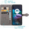iMoshion Hoesje Geschikt voor Motorola Edge 30 Hoesje Met Pasjeshouder - iMoshion Mandala Bookcase - Grijs