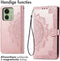 iMoshion Hoesje Geschikt voor Motorola Edge 40 Hoesje Met Pasjeshouder - iMoshion Mandala Bookcase - Rosé Goud