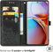 iMoshion Hoesje Geschikt voor Motorola Edge 40 Pro Hoesje Met Pasjeshouder - iMoshion Mandala Bookcase - Zwart