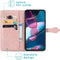 iMoshion Hoesje Geschikt voor Motorola Edge Plus (2022) / Edge 30 Pro Hoesje Met Pasjeshouder - iMoshion Mandala Bookcase - Rosé Goud