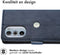iMoshion Hoesje Geschikt voor Motorola Edge Plus (2022) / Edge 30 Pro Hoesje Met Pasjeshouder - iMoshion Luxe Bookcase - Donkerblauw
