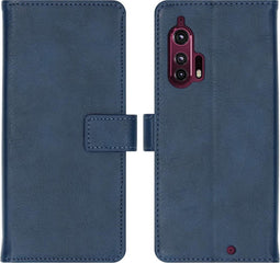 iMoshion Hoesje Geschikt voor Motorola Edge Plus Hoesje Met Pasjeshouder - iMoshion Luxe Bookcase - Donkerblauw