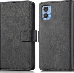 iMoshion Hoesje Geschikt voor Motorola Moto E22 Hoesje - iMoshion Luxe Bookcase - Zwart