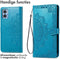 iMoshion Hoesje Geschikt voor Motorola Moto E22 Hoesje Met Pasjeshouder - iMoshion Mandala Bookcase - Turquoise