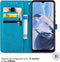 iMoshion Hoesje Geschikt voor Motorola Moto E22 Hoesje Met Pasjeshouder - iMoshion Mandala Bookcase - Turquoise