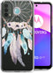 iMoshion Hoesje Geschikt voor Motorola Moto E40 / Moto E30 Hoesje Siliconen - iMoshion Design hoesje - Meerkleurig / Dreamcatcher