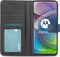 iMoshion Hoesje Geschikt voor Motorola Moto G 5G Hoesje Met Pasjeshouder - iMoshion Luxe Bookcase - Donkerblauw