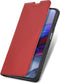 iMoshion Hoesje Geschikt voor Motorola Moto G100 Hoesje Met Pasjeshouder - iMoshion Slim Folio Bookcase - Rood