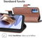 iMoshion Hoesje Geschikt voor Motorola Moto G14 Hoesje Met Pasjeshouder - iMoshion Luxe Bookcase - Bruin