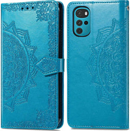 imoshion Hoesje - Geschikt voor Motorola Moto G22 - Mandala Bookcase - Turquoise