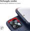 iMoshion Hoesje Geschikt voor Motorola Moto G23 / Moto G13 Hoesje Siliconen - iMoshion Rugged Shield Backcover - Donkerblauw
