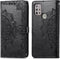 iMoshion Hoesje Geschikt voor Motorola Moto G30 / Moto G20 / Moto G10 Power / Moto G10 Hoesje Met Pasjeshouder - iMoshion Mandala Bookcase - Zwart