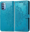 iMoshion Hoesje Geschikt voor Motorola Moto G41 / Moto G31 Hoesje Met Pasjeshouder - iMoshion Mandala Bookcase - Turquoise