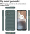 imoshion Hoesje - Geschikt voor Motorola Moto G54 - EasyGrip Backcover - Donkergroen
