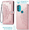 iMoshion Hoesje Geschikt voor Motorola Moto G71 Hoesje Met Pasjeshouder - iMoshion Mandala Bookcase - Rosé Goud