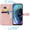 iMoshion Hoesje Geschikt voor Motorola Moto G71 Hoesje Met Pasjeshouder - iMoshion Mandala Bookcase - Rosé Goud
