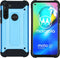 iMoshion Hoesje Geschikt voor Motorola Moto G8 Power Hoesje - iMoshion Rugged Xtreme Backcover - Lichtblauw