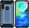 iMoshion Hoesje Geschikt voor Motorola Moto G8 Power Hoesje - iMoshion Rugged Xtreme Backcover - Donkerblauw