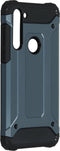iMoshion Hoesje Geschikt voor Motorola Moto G8 Power Hoesje - iMoshion Rugged Xtreme Backcover - Donkerblauw